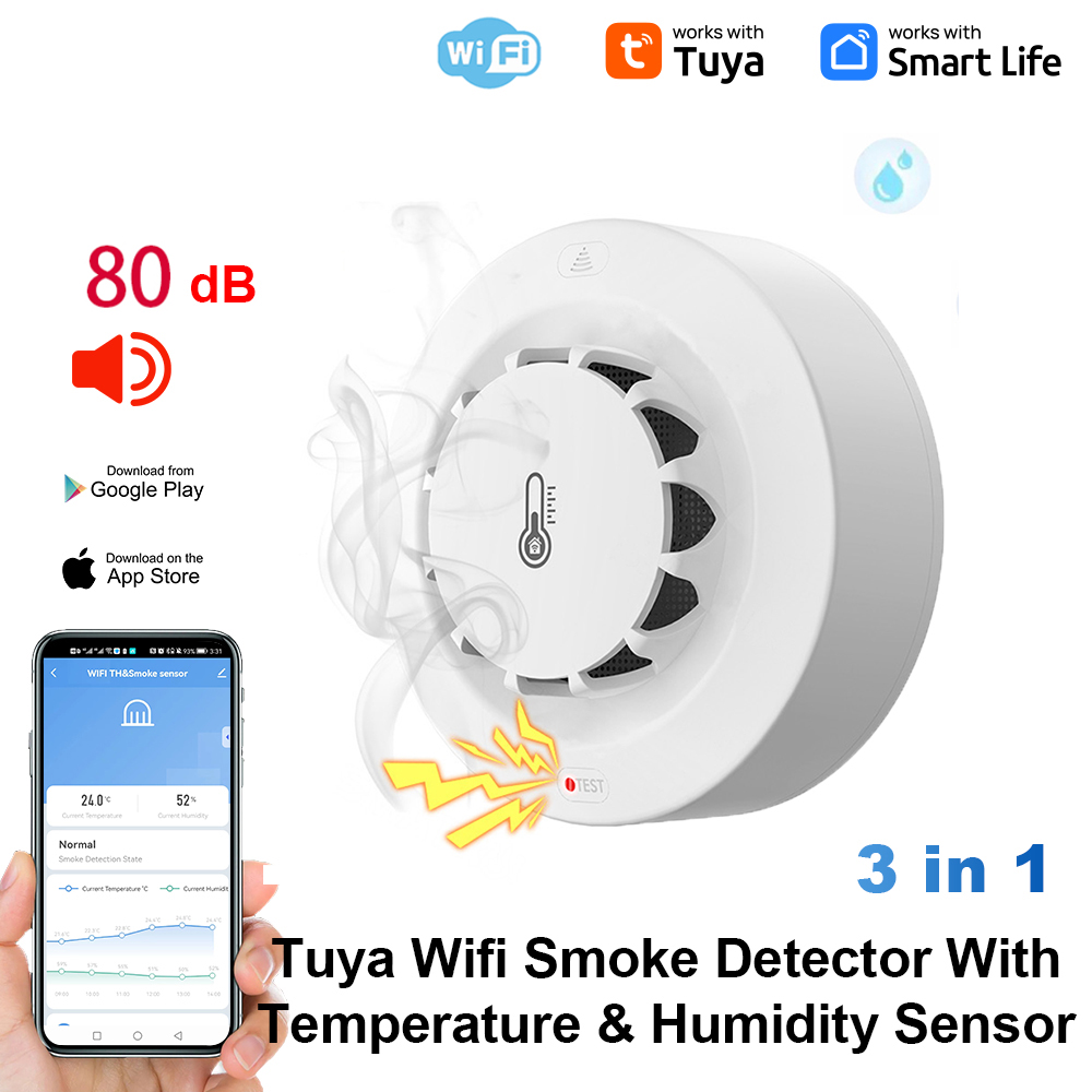 Smoke Leak Detector - Sensor de Temperatura e Umidade WiFi