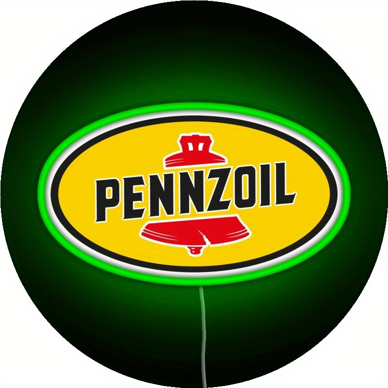 Auto Repair Shop Signs - Placa de Metal LED Neon Redonda