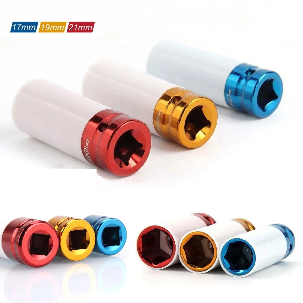 Pneumatic Impact Wrench - Colorido Hex Wrench Tire Proteção Manga,