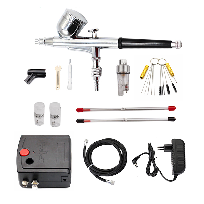 Heat Gun Paint Strip - Dual-Action Spray Gun Airbrush com Compressor