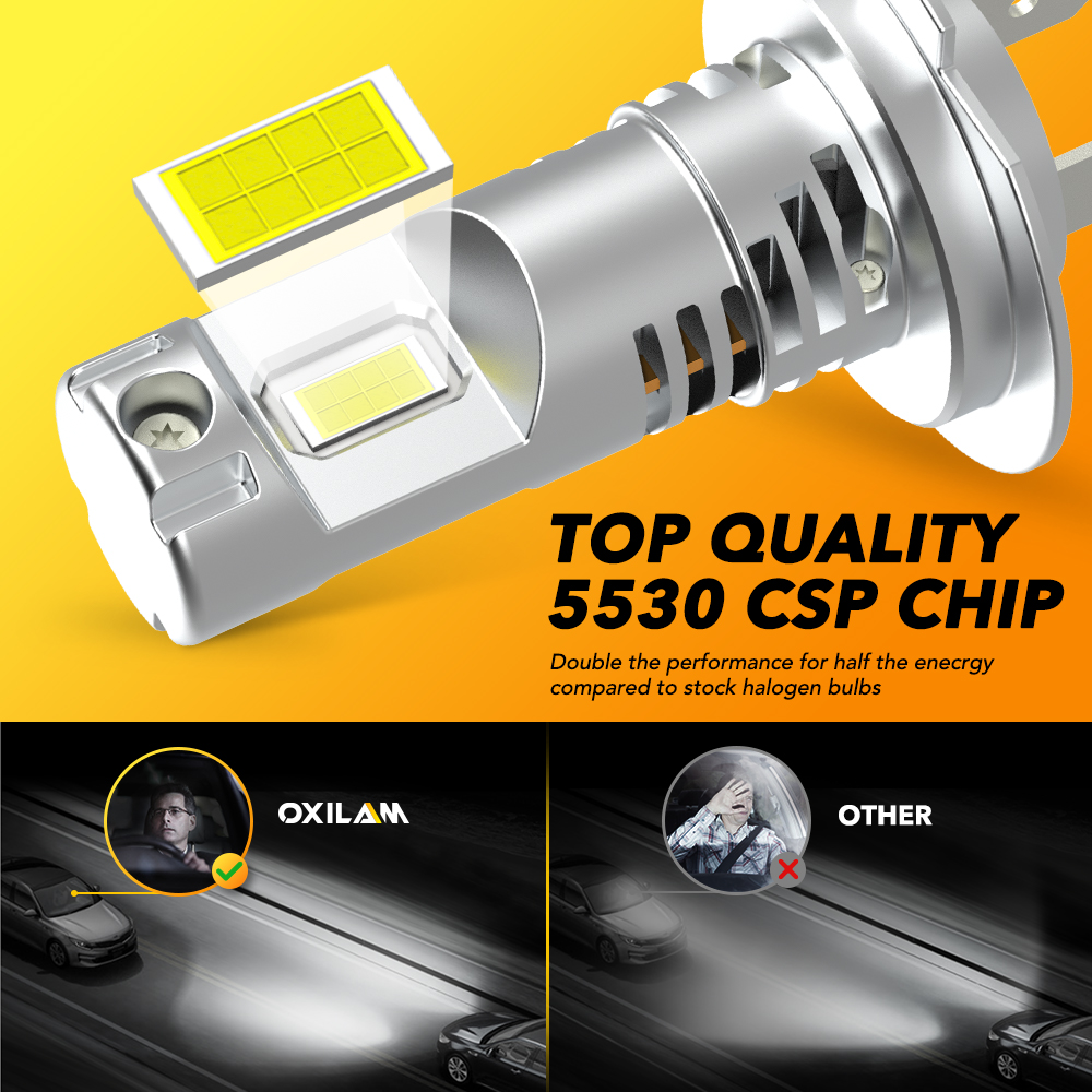2 pçs h7 led pode ônibus lâmpa - Headlight Aiming Tool avaliação e preço