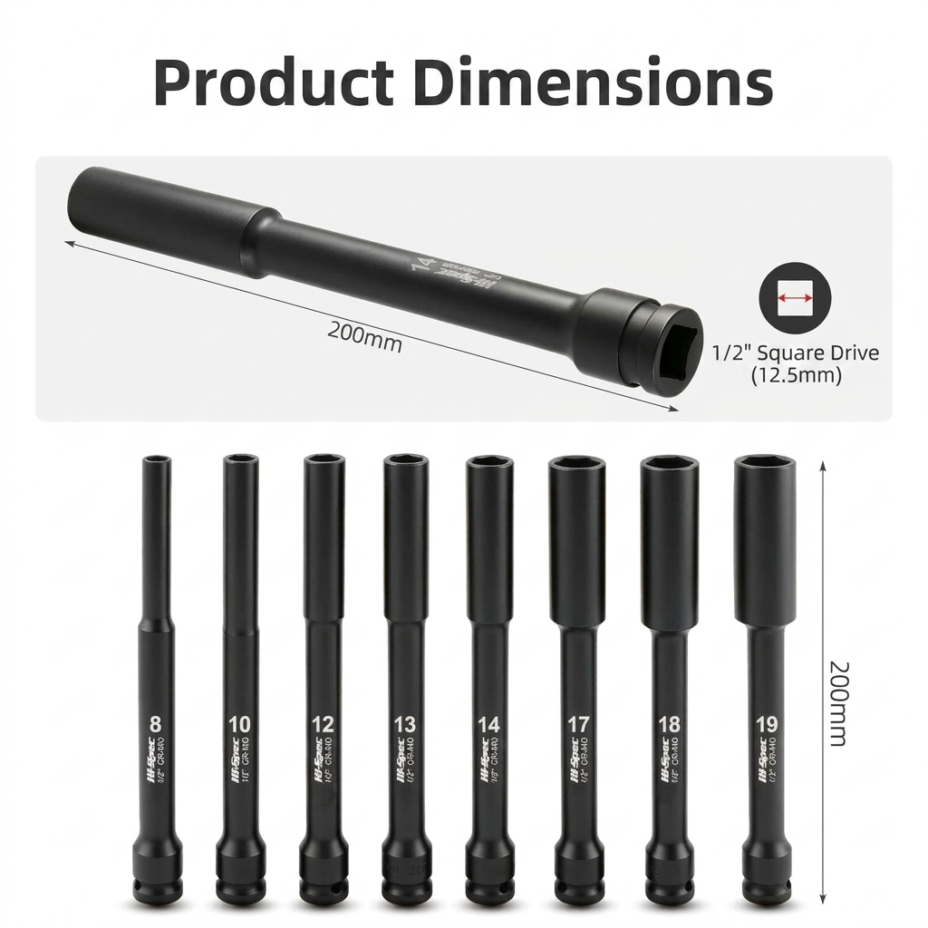 Soquete de Impacto Extra Longo - Pneumatic Impact Wrench avaliação e preço