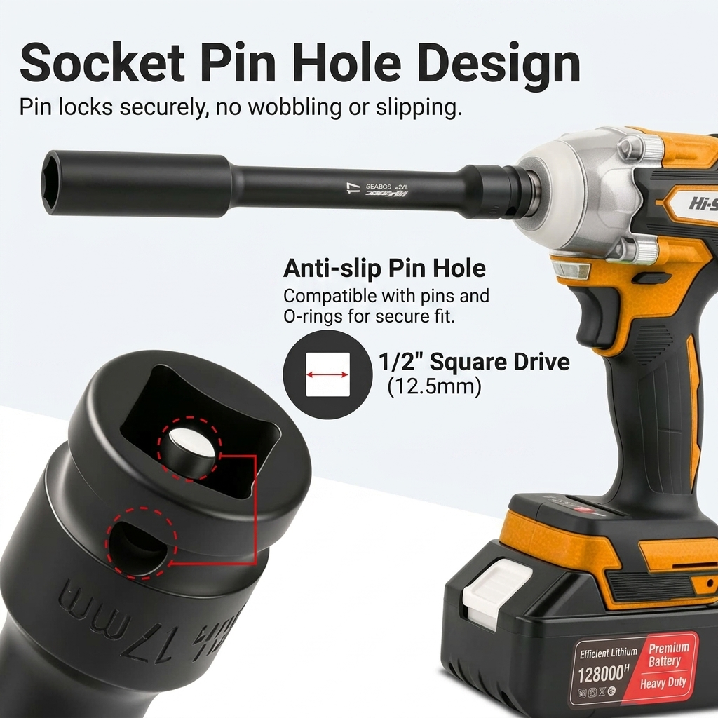 Soquete de Impacto Extra Longo - Pneumatic Impact Wrench avaliação e preço