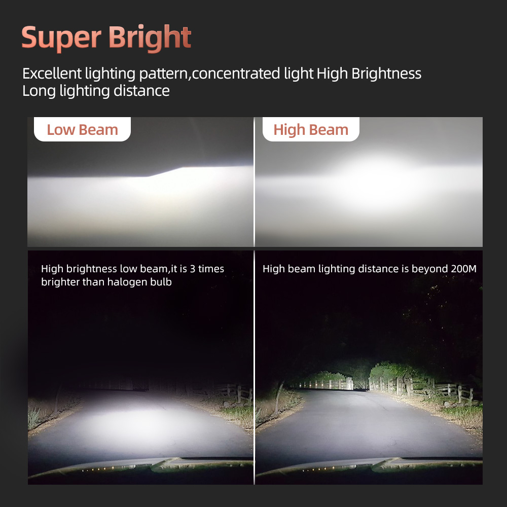 4 pçs led 9005 farol do carro  - Headlight Aiming Tool avaliação e preço