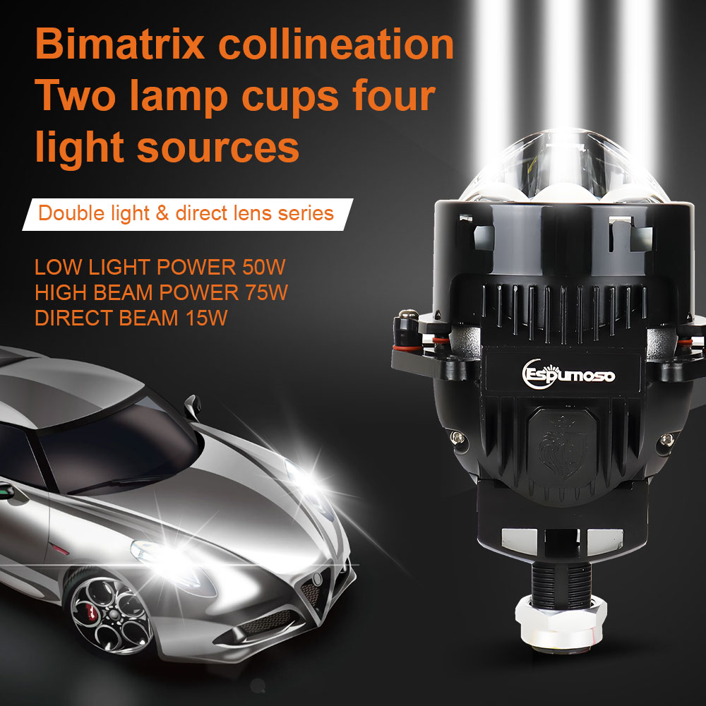 3 Polegada bi led projetor las - Headlight Aiming Tool avaliação e preço