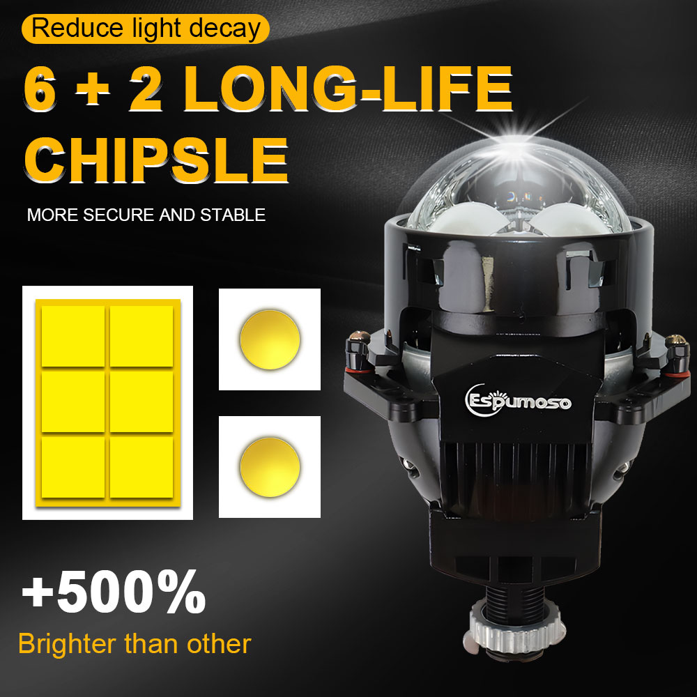 3 Polegada bi led projetor las - Headlight Aiming Tool avaliação e preço