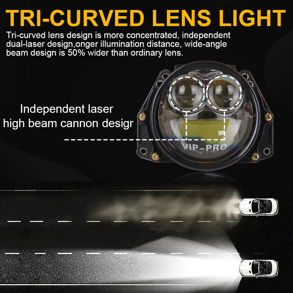 3 Polegada bi led projetor las - Headlight Aiming Tool avaliação e preço
