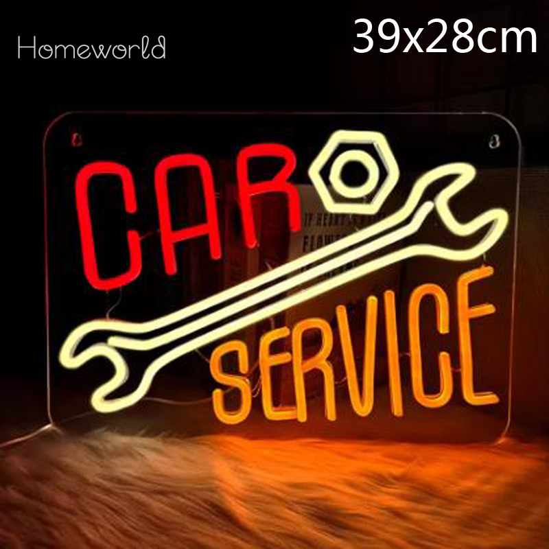 Sinal de néon para serviço de  - Auto Repair Shop Signs avaliação e preço