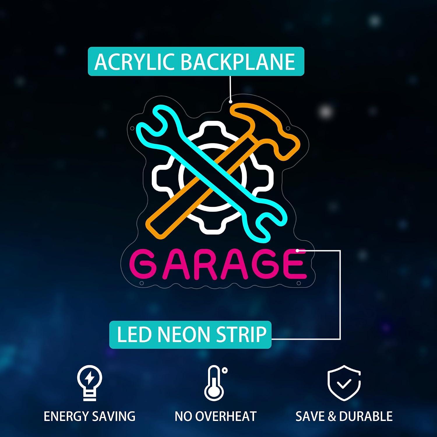 Letreiro de Neon para Garagem, - Auto Repair Shop Signs avaliação e preço
