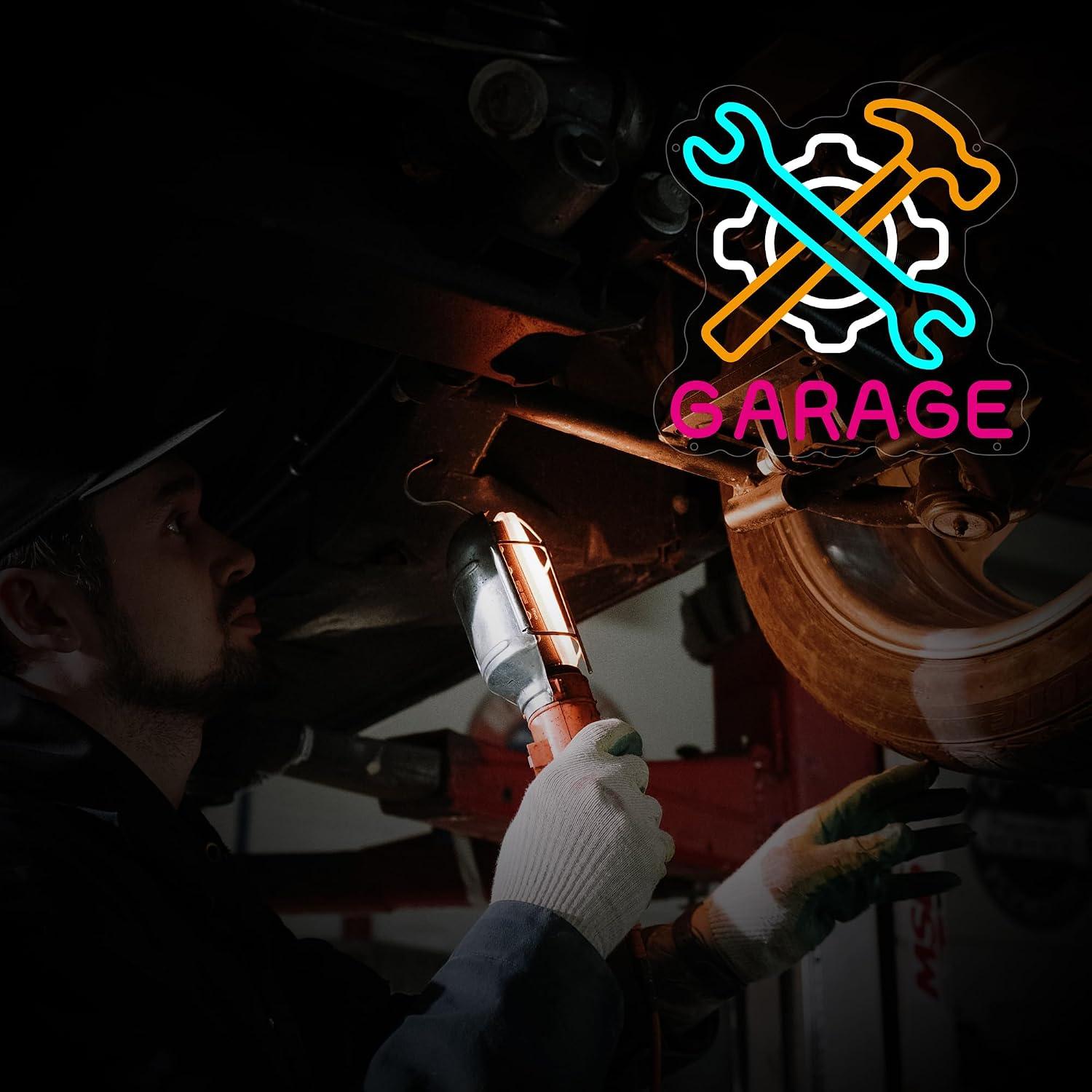 Letreiro de Neon para Garagem, - Auto Repair Shop Signs avaliação e preço