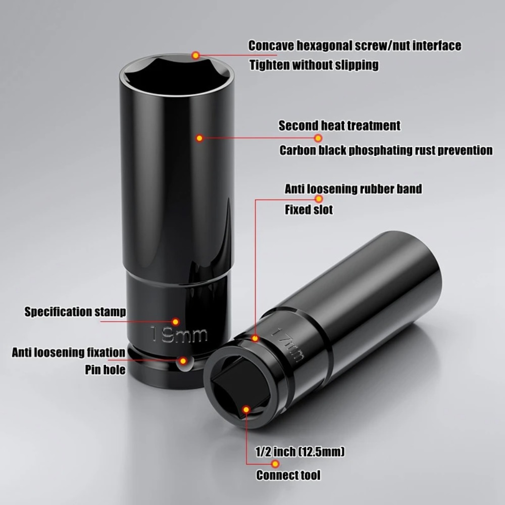 Soquete de Impacto Profundo de - Pneumatic Impact Wrench avaliação e preço