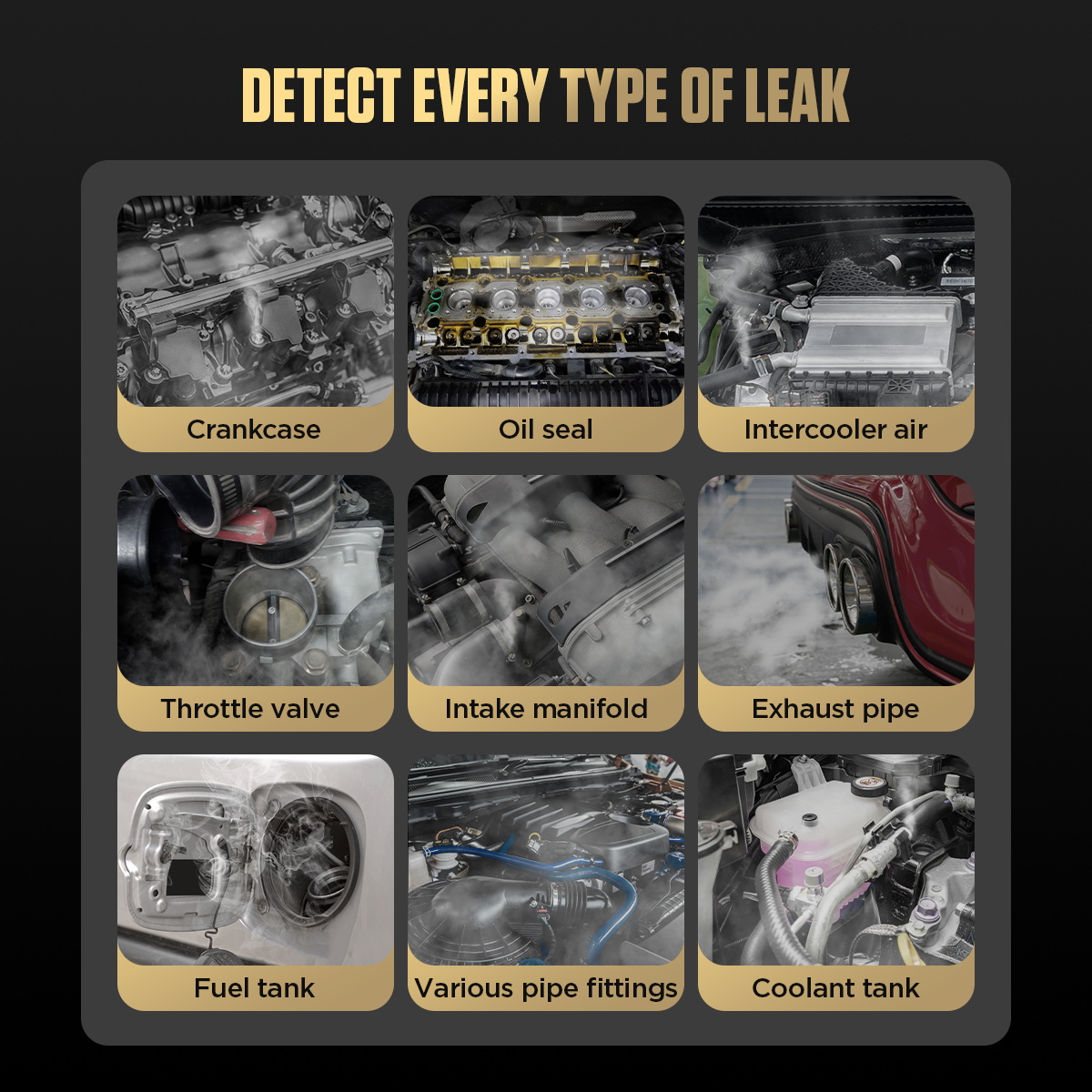 Detector de Vazamentos AUTOOL  - Smoke Leak Detector avaliação e preço