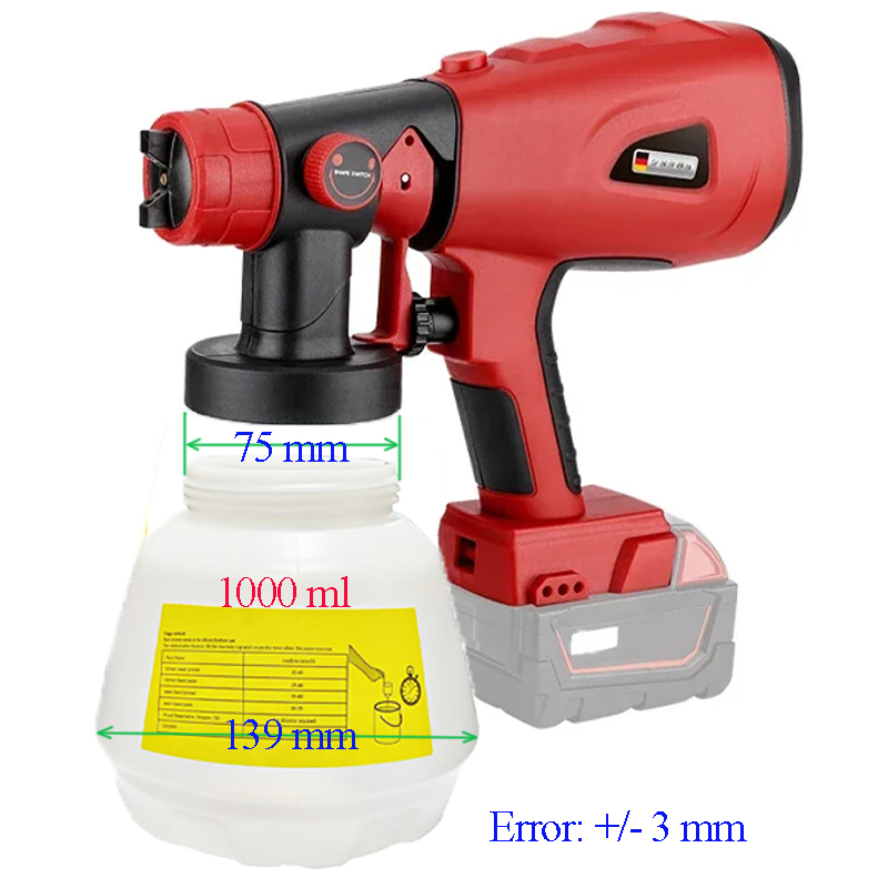 1000ml elétrica sem fio pistol - Heat Gun Paint Strip avaliação e preço