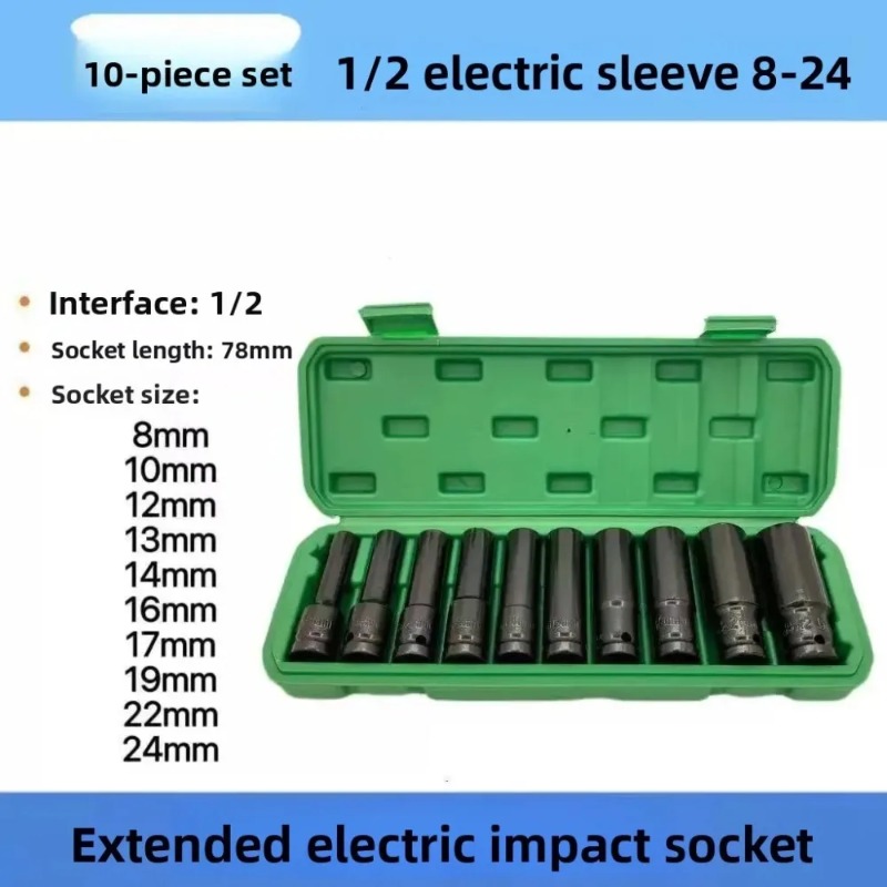Conjunto de 10 Peças de Soquet - Pneumatic Impact Wrench avaliação e preço