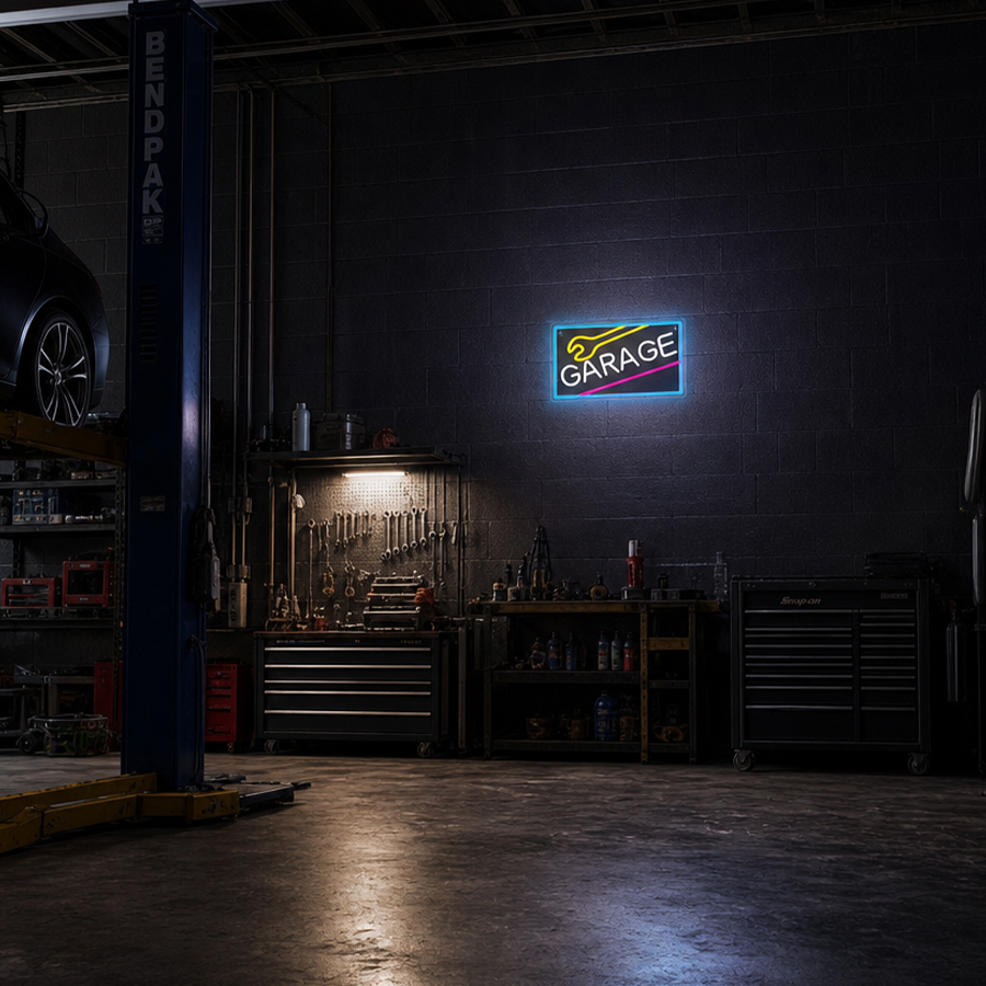 Letreiro Neon para Garagem, De - Auto Repair Shop Signs avaliação e preço